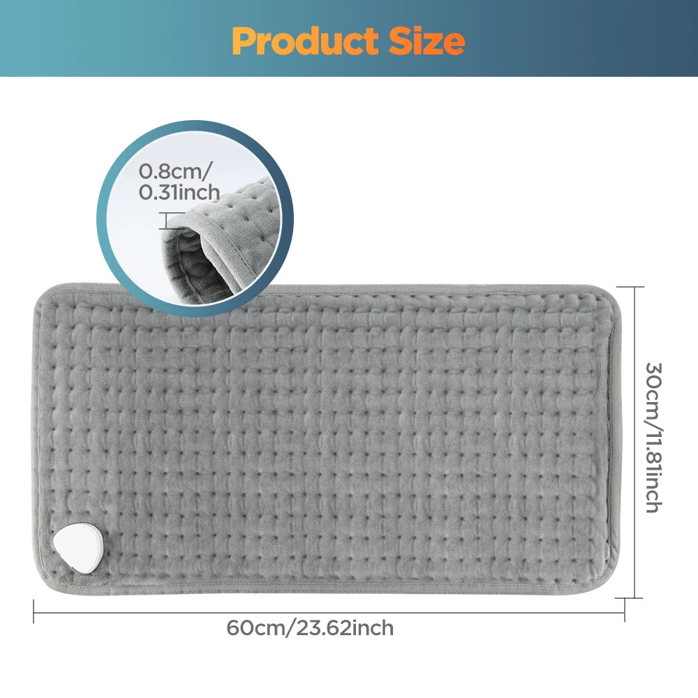9 Level 4 Mode Timer 30X60cm Electric Heating Pad Blanket Hot Heated Pad for Abdomen Shoulder Knee Legs Winter Warm Washable
