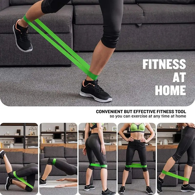 Resistance Bands Exercise Workout Bands Stretch Bands for Booty Legs Pilates Flexbands Pull Rope Yoga Gym Equipment for Home