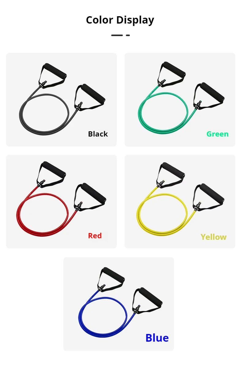 Resistance Bands With Handles Workout Bands With Handles For Men Women Exercise Bands Strength Training Equipment