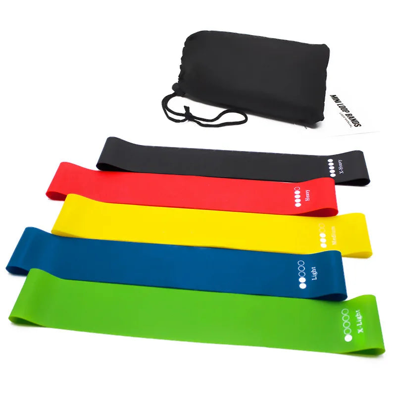 Resistance Bands Exercise Workout Bands Stretch Bands for Booty Legs Pilates Flexbands Pull Rope Yoga Gym Equipment for Home
